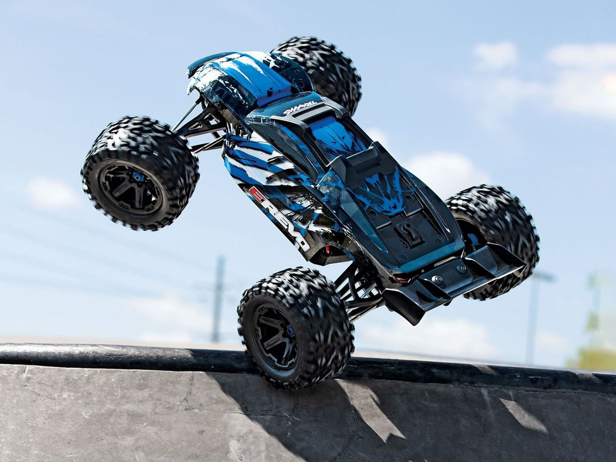 TRAXXAS E-Revo II VXL 4WD TSM - Blue (TQi/No Batt or Chg)