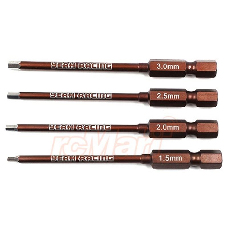 Yeah Racing Spring Steel Allen Hex Power Tip Set 1.5 2.0 2.5 3.0mm