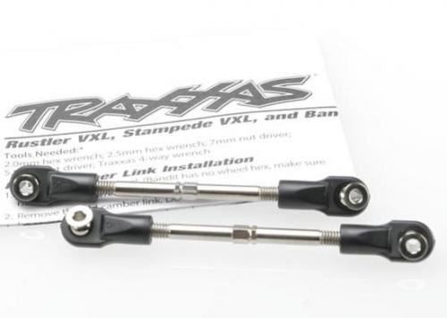 TRAXXAS Turnbuckles, toe link, 59mm (78mm center to center) (2)