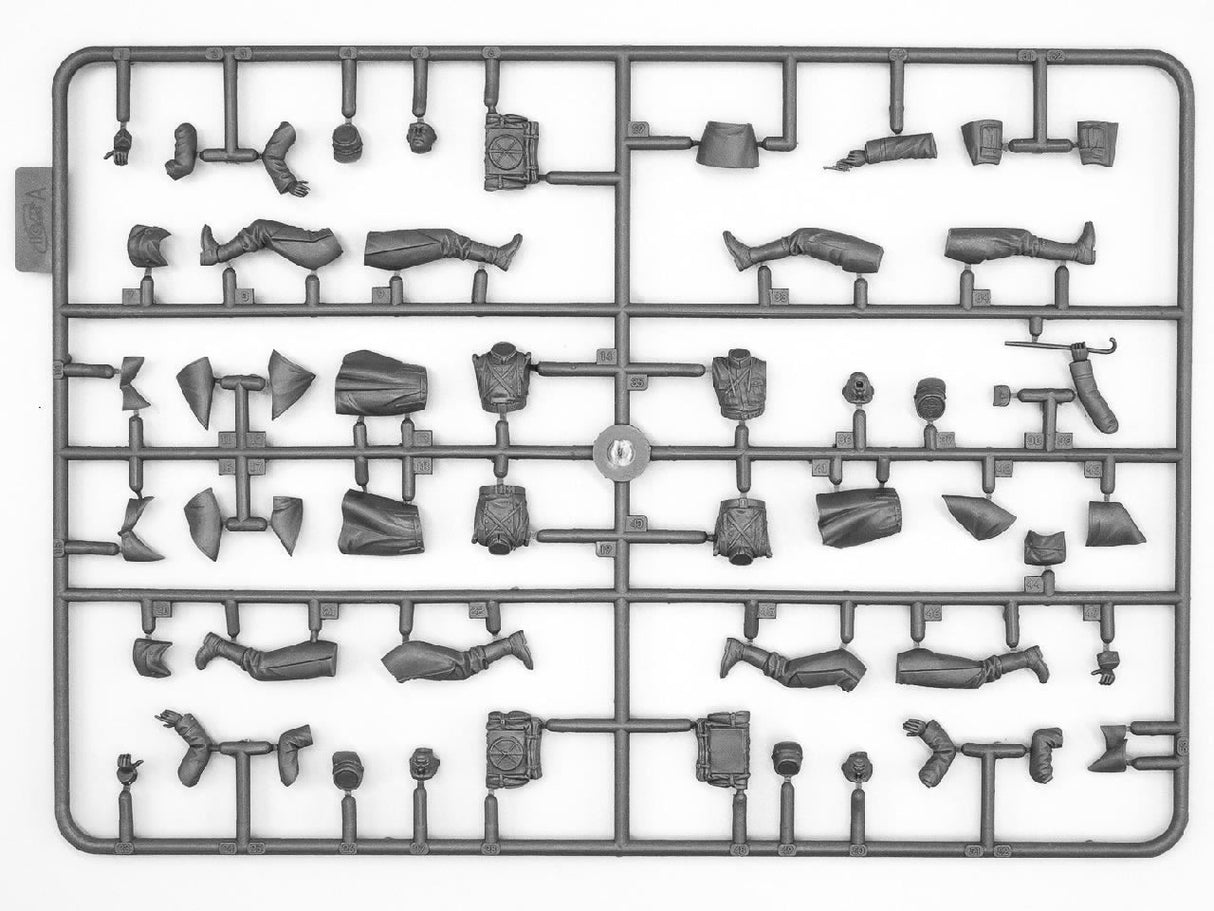 Icm 'Miracle On The Marne' Wwi British, French & German Infantry Figure Set