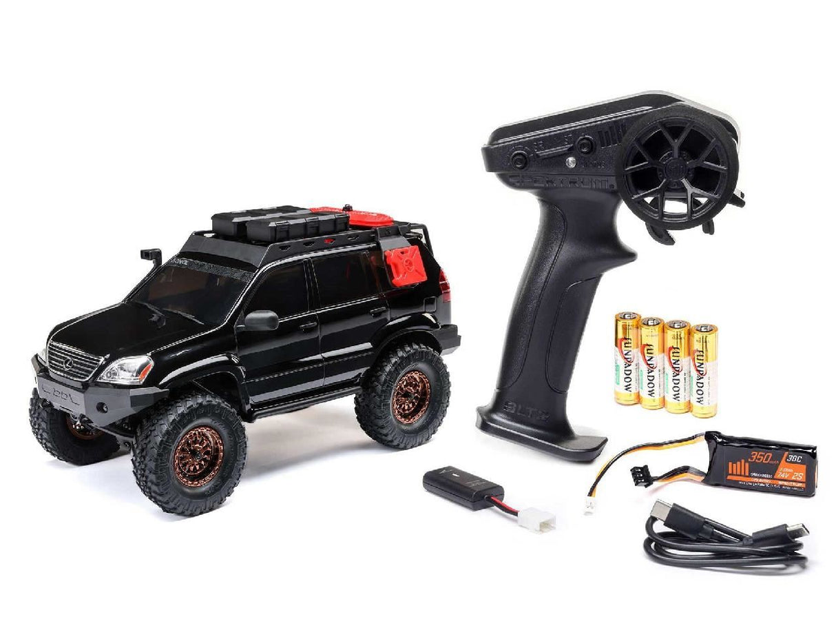 Axial 1/24 Scx24 Lexus Gx 470 4X4 Rock Crawler Rtr, Black