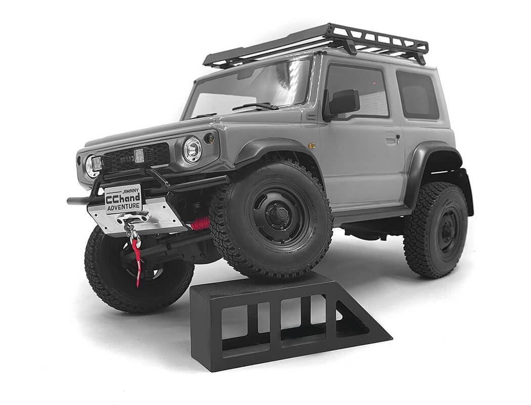RC4WD STEEL TUBE FRONT BUMPER W/ FLOOD LIGHTS FOR MST 4WD OFF-ROAD CAR KIT W/ J4 JIMNY BODY