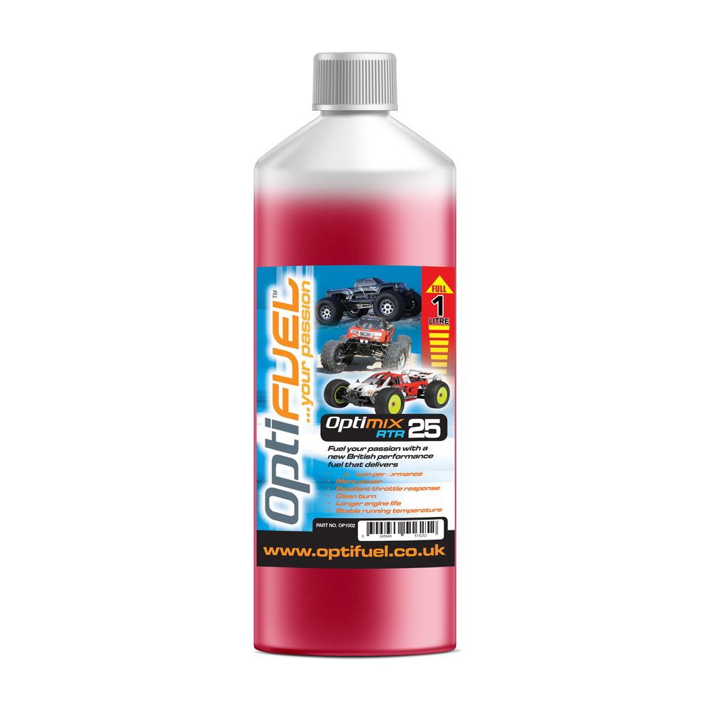 Optifuel Optimix RTR 25% Nitro Car Fuel 1 Litre -