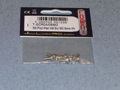 RACTIVE SS Pozi Pan Hd Scr M2 6mm Pk8