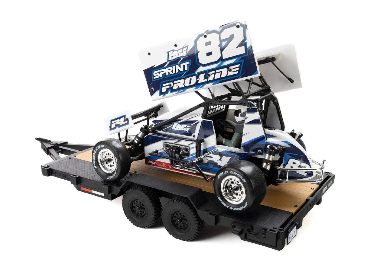 Axial 1/10 Scx10 Flat Bed Vehicle Trailer