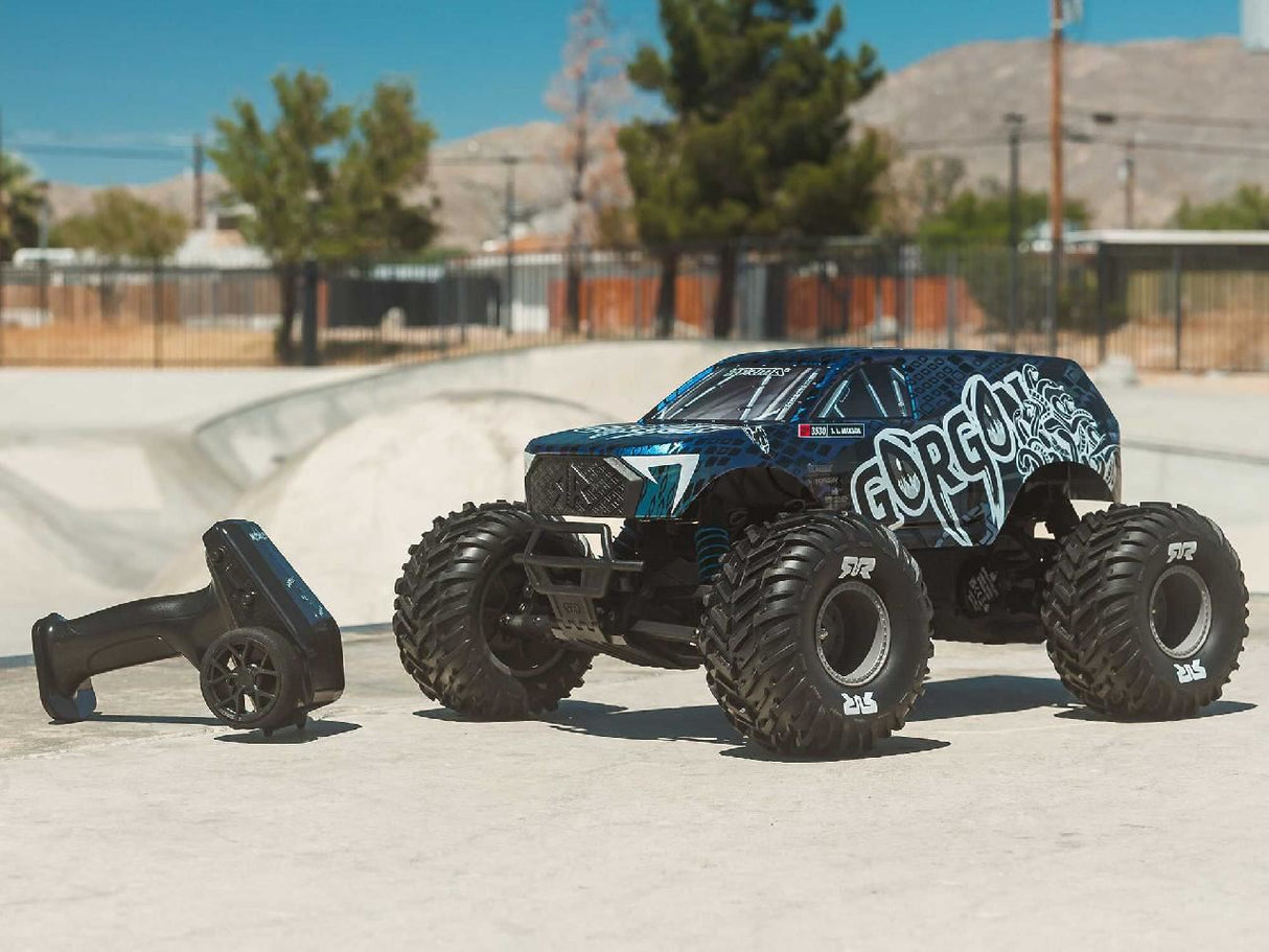 Arrma 1/10 Gorgon 223S 2Wd Rtr Monster Truck, Blue/Black
