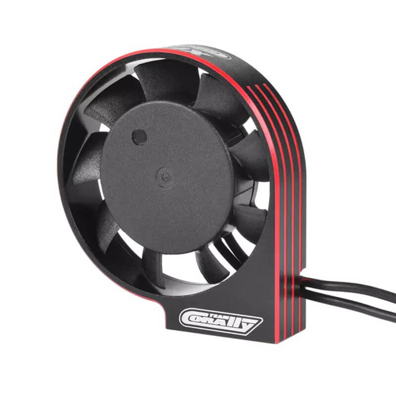 CORALLY ESC ULTRA HIGH SPEED FAN XF-40 BEC CONN. 40MM BK/RE