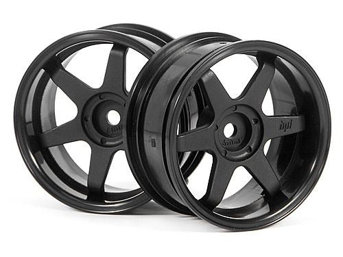 HPI Te37 Wheel 26mm Black (6mm Offset)