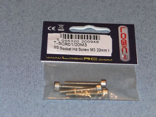 RACTIVE SS Socket Hd Screw M3 20mm Pk4