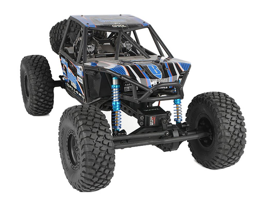 Rc4Wd King Off-Road Racing Shocks 100Mm Silver/Blue