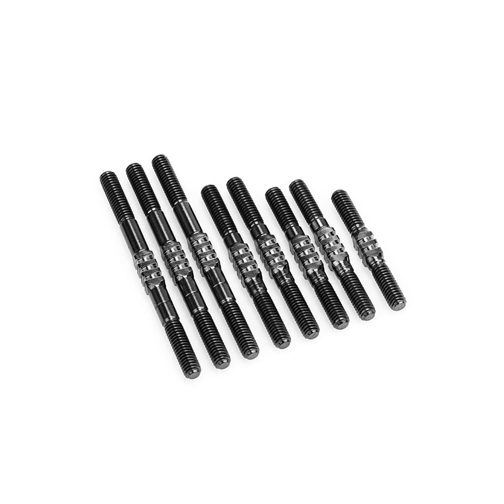 Rc10 Ft Fin Titanium Turnbuckle Set Black - 8Pc