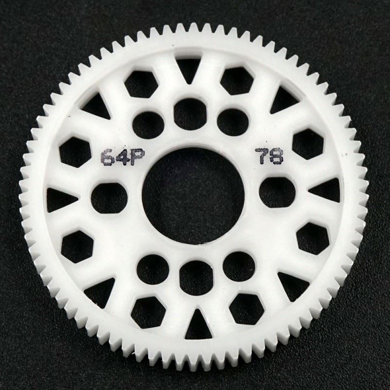 Yeah Racing Competition Delrin Spur Gear 64P 78T For 1/10 On Road Touring Drift