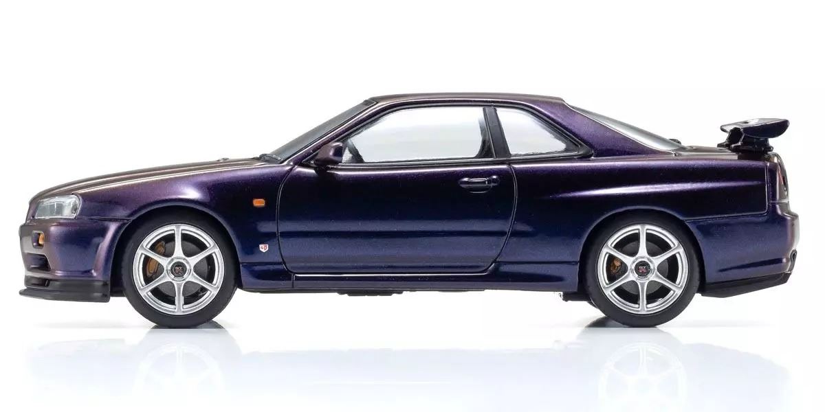 Kyosho 1:43 Nissan Skyline R34 Gt-R V-Spec Midnight Purple Iii