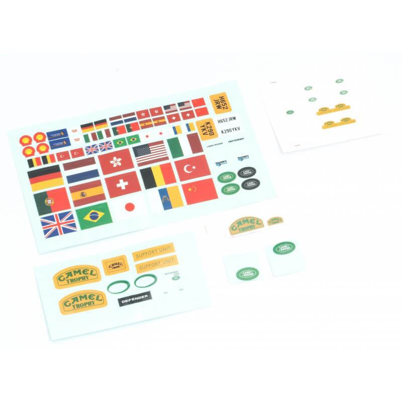 Fms Fcx24M 12482 Land Rover Defender 110 Car Body Decal Sheet