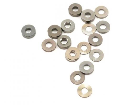 Schumacher Alloy Spacers M3x7mm 0.5;1;2mm (pk18)