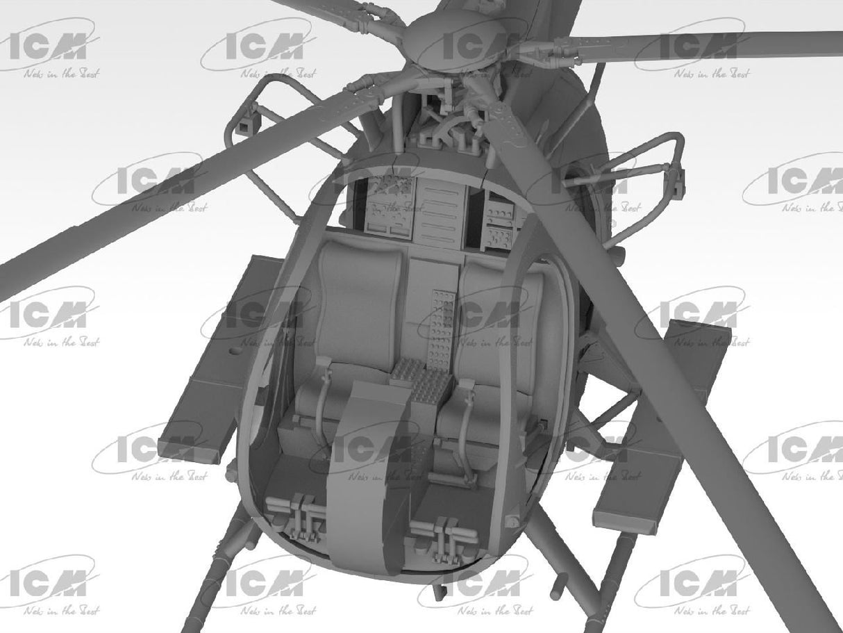 Icm Mh-6J Little Bird, U.S. Special Forces Helicopter