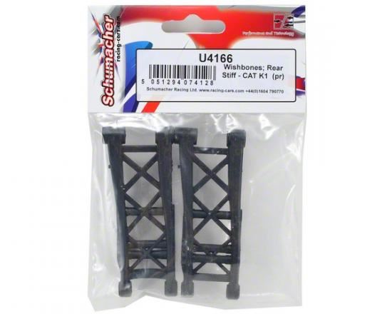Schumacher Wishbones; Rear Stiff - CAT K1 (pr)