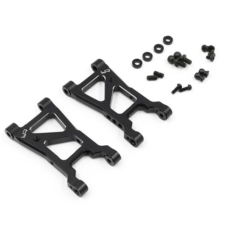 Yeah Racing Aluminum 7075 Rear Arm Set Black For Tamiya XV-01