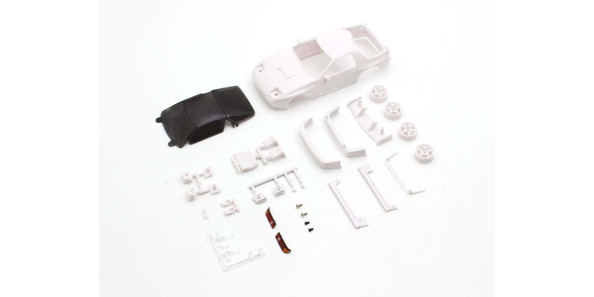 Bodyshell Mazda Savanna Rx-7 Fc3S Mini-Z + 4Wd Rims (White Body)