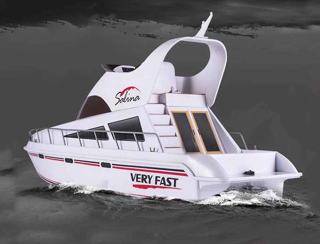 Heng Long Salina 3Ch Powered Yacht 770Mm Rtr