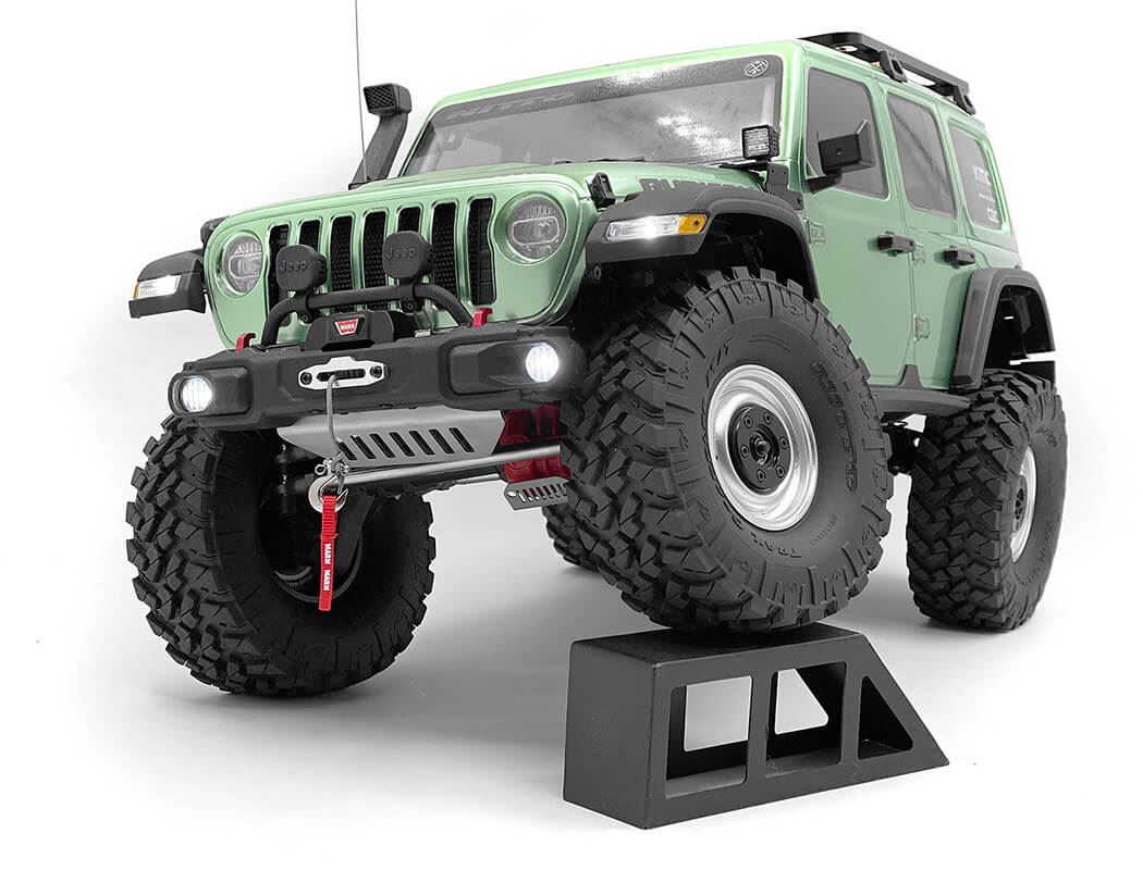 RC4WD OEM NARROW FRONT WINCH BUMPER W/ STEERING GUARD FOR AXIAL 1/10 SCX10 III JEEP (GLADIATOR/WRANG