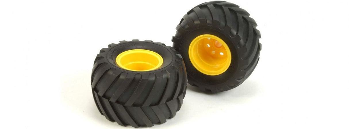 Tamiya Mad Bull Rear Wheels And Tyres