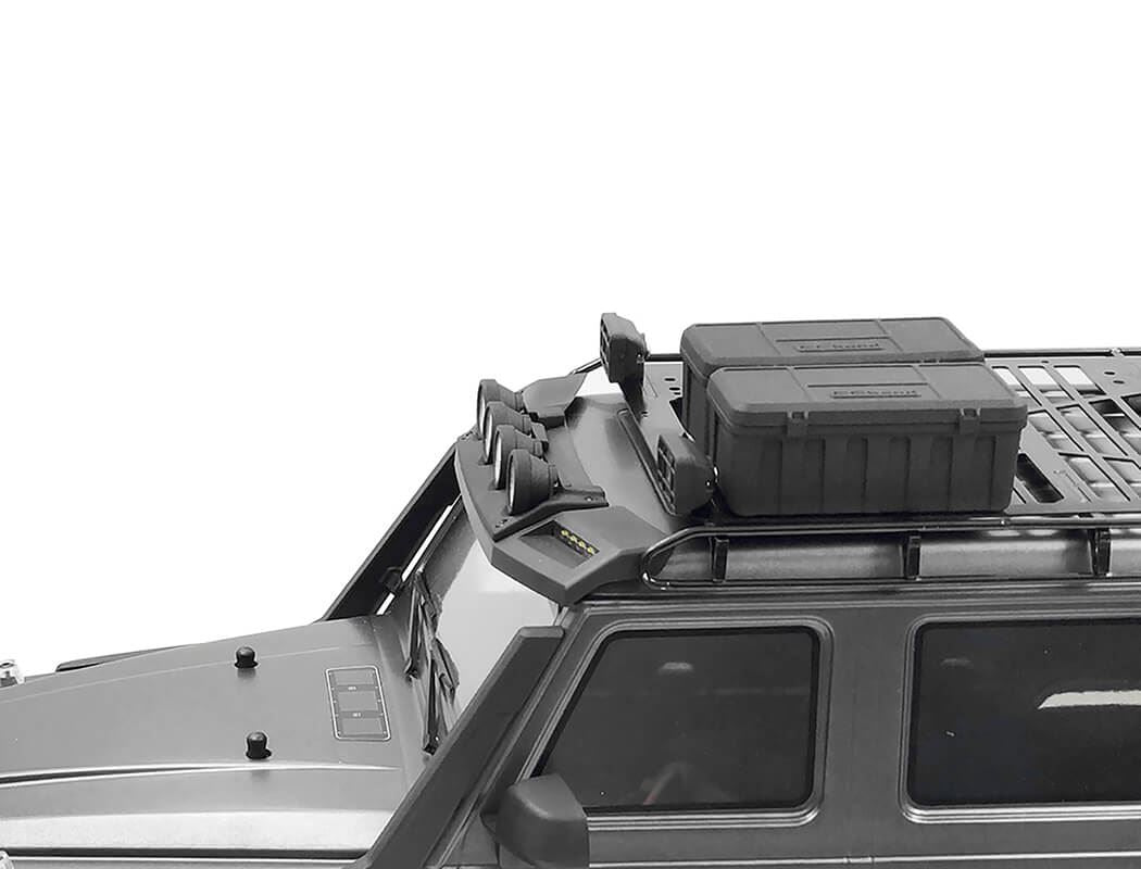 RC4WD ADVENTURE STEEL ROOF RACK W/ LIGHTS FOR MERCEDES-BENZ G 63 AMG 6X6