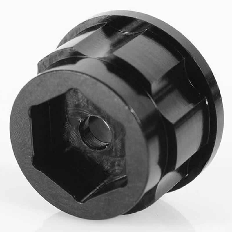 RC4WD 1.9 /2.2 6 LUG STEEL WHEEL HEX HUB +9 OFFSET