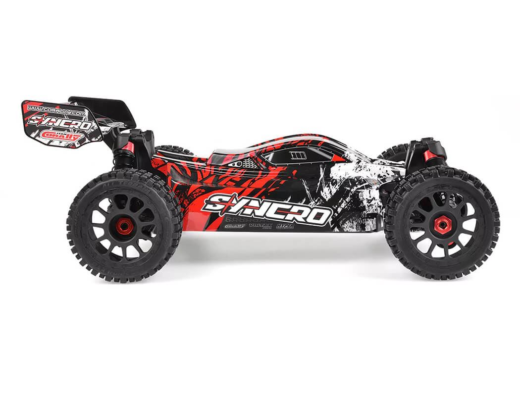 Corally Syncro-2 1/8 Brushless 3-4S Basher Buggy Rtr - Red