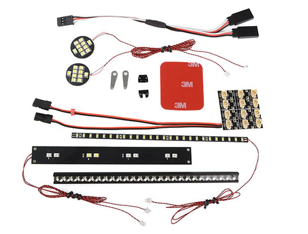 Rc4Wd Led Lighting System With Light Bar Miller M/S Pro Rock