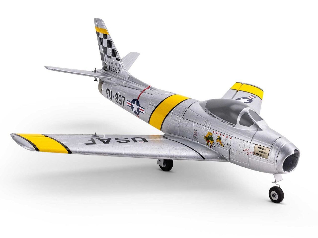 E Flite UMX F-86 Sabre 30mm EDF Jet BNF Basic with AS3X and SAFE Sel