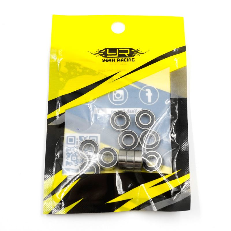 Yeah Racing Steel Bearing Set (12pcs) For Tamiya Frog / Blackfoot