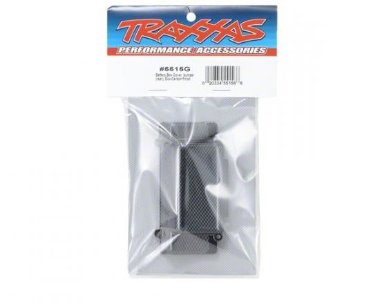 Traxxas Battery Box Cover, Bumper (Rear), Exo-Carbon Finish (Jato)