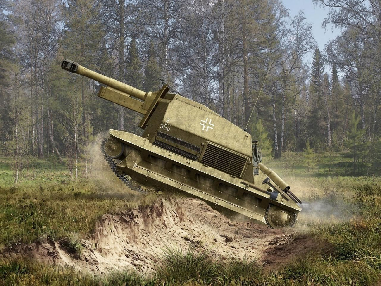 Icm 10.5Cm Lefh 16(Sf) Auf Geschutzwagen Fcm36(F), Wwii German Self-Propelled Howitzer