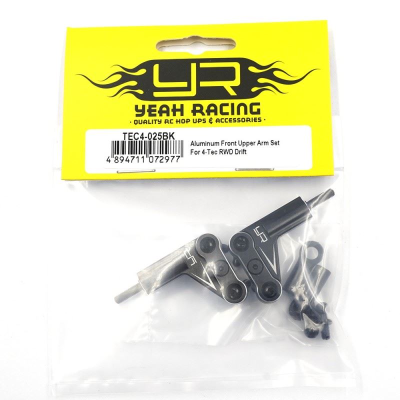 Yeah Racing Aluminum Adjustable Front Upper Arm Set For 4-Tec Rwd Drift