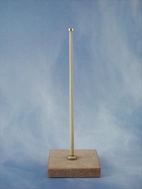 Radio Active Flush Flagstaff Complete (Brass And Wood)(Pk2)