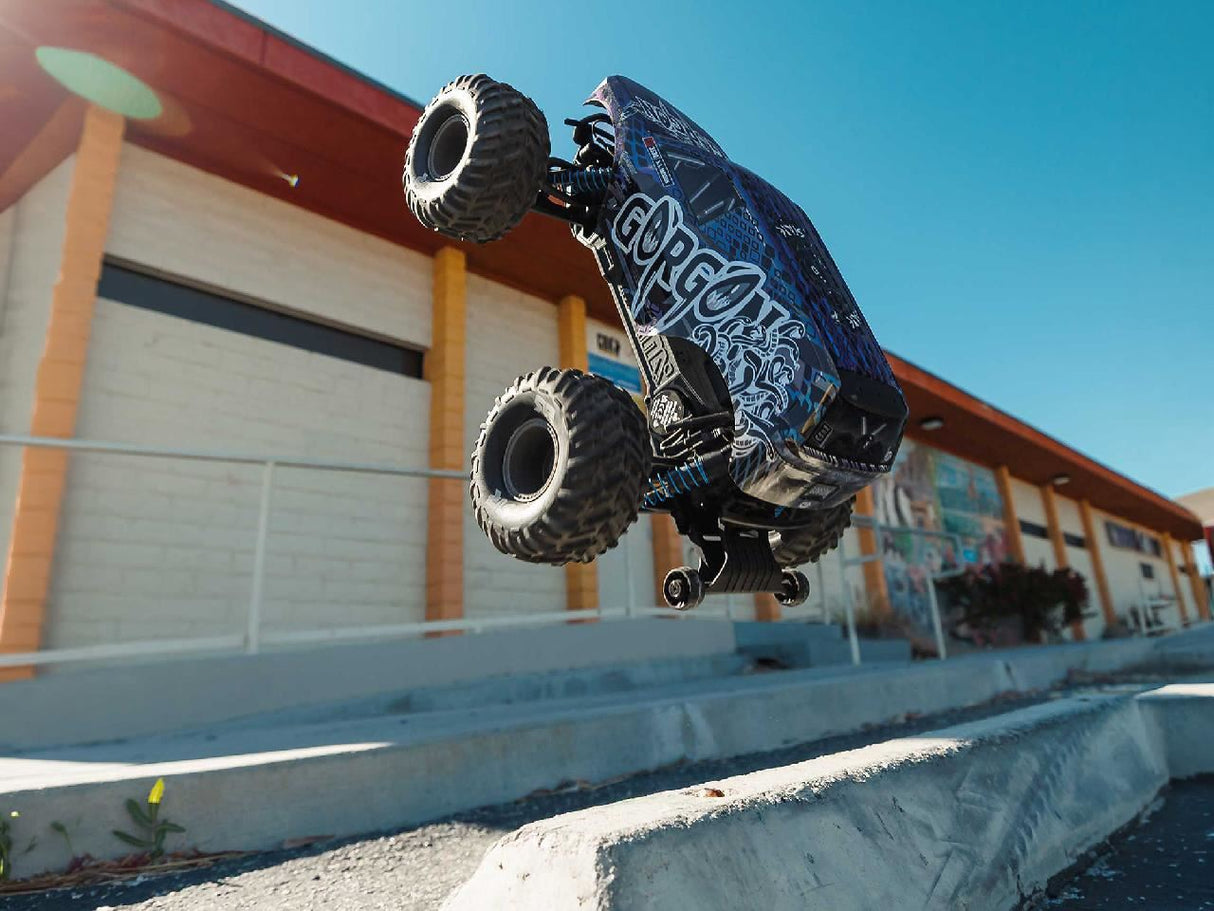 Arrma 1/10 Gorgon 223S 2Wd Rtr Monster Truck, Blue/Black