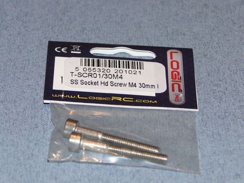RACTIVE SS Socket Hd Screw M4 30mm Pk2