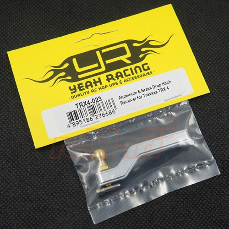Yeah Racing Aluminum & Brass Drop Hitch Receiver (5.8mm) For Traxxas TRX-4