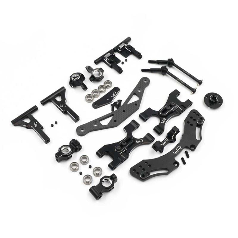 Yeah Racing Aluminum 7075 Steering Suspension Upgrade Kit For 3Racing Sakura D5 D5MR
