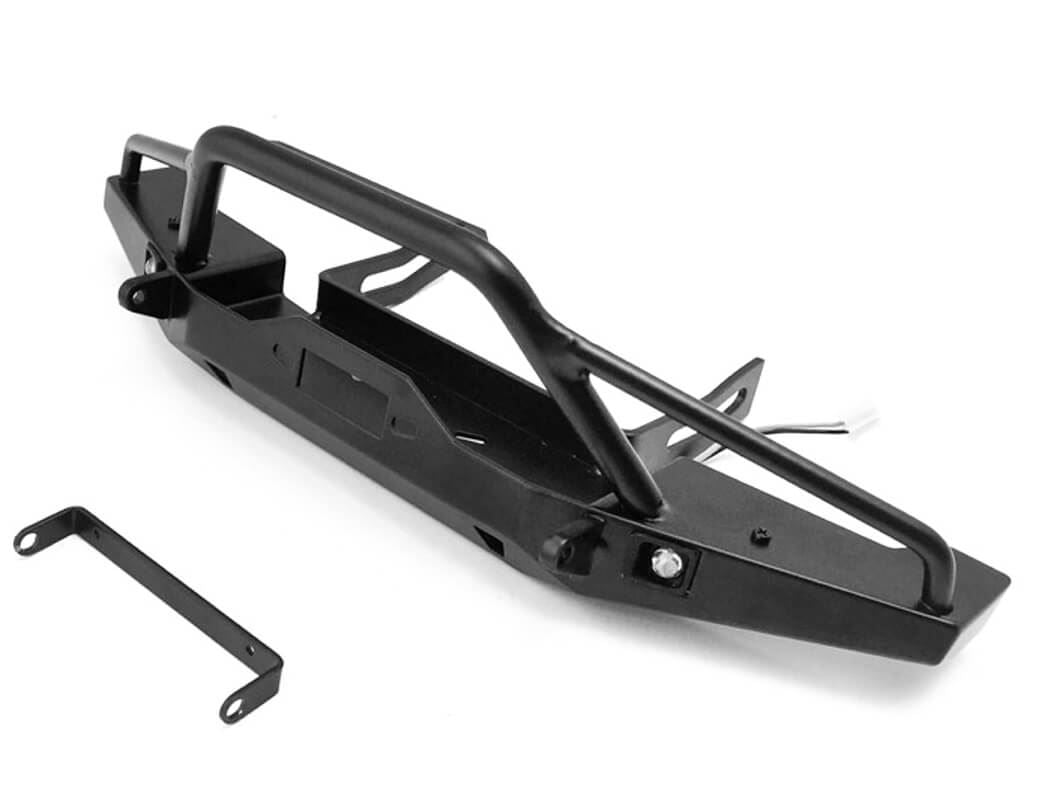 RC4WD SOLID FRONT BUMPER FOR AXIAL SCX10 II XJ (BLACK)