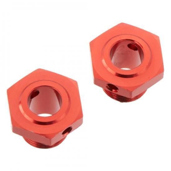ARRMA Wheel Hex Aluminum 17mm/13.6mm Red (2)