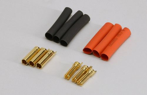 Ripmax Gold Connector 4mm H.Duty (3pr)