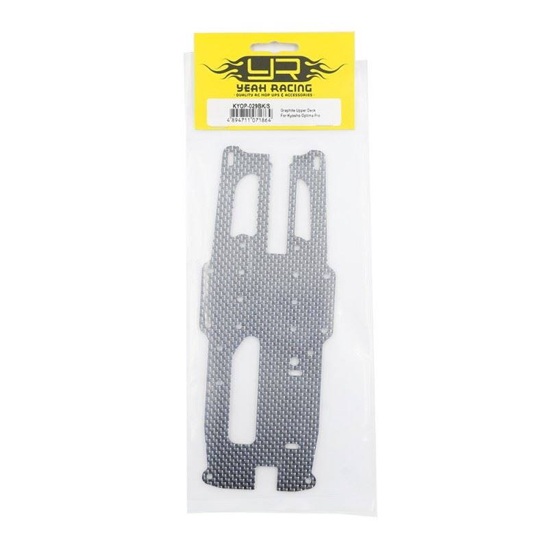 Yeah Racing Graphite Upper Deck For Kyosho Optima Pro
