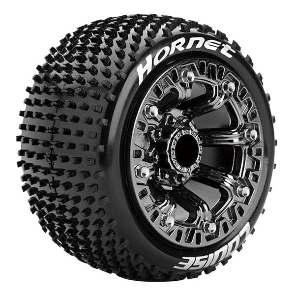 LOUISE RC ST-HORNET 1/16 SOFT SPOKE/CHROME BLACK TRX 1 16 E