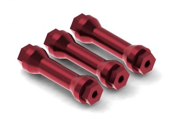 ARRMA Wing Post Aluminum Red (2)