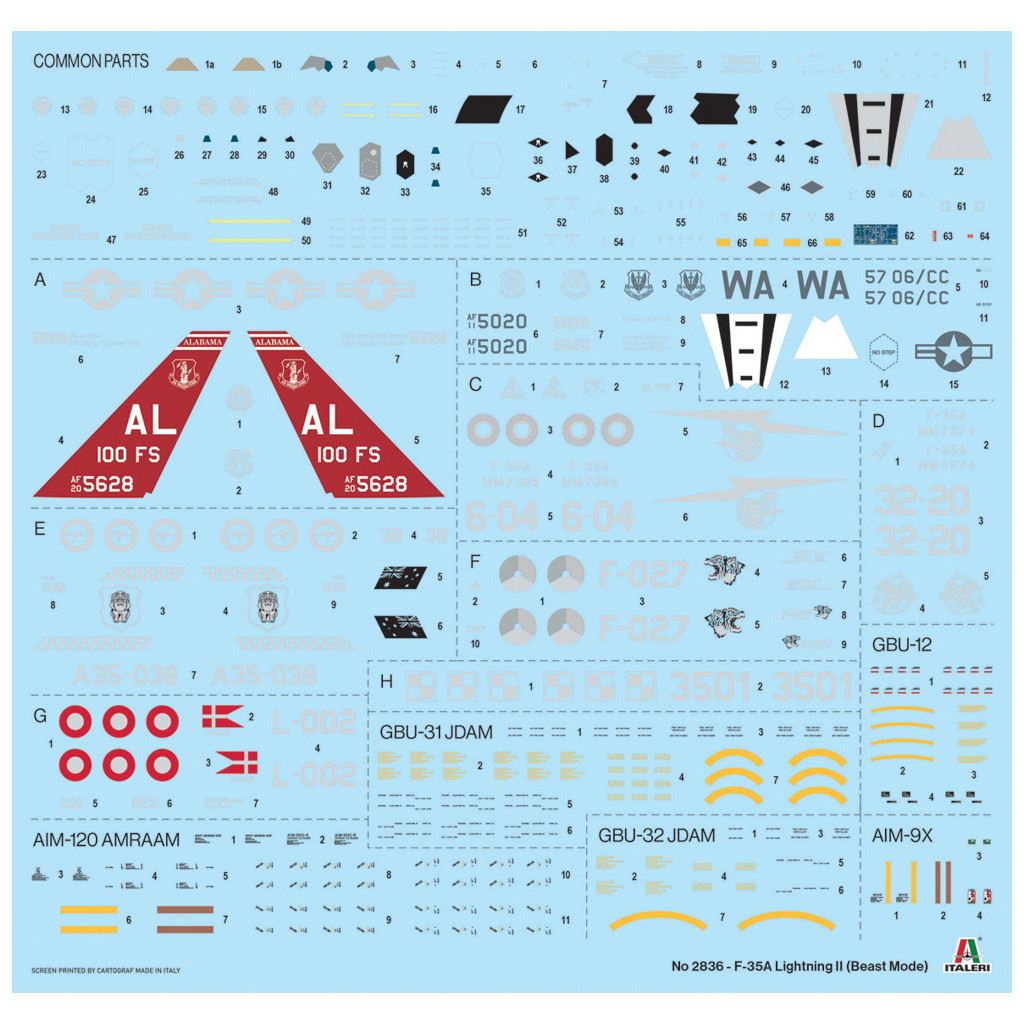 Italeri F-35A Lightning Ii (Beast Mode)