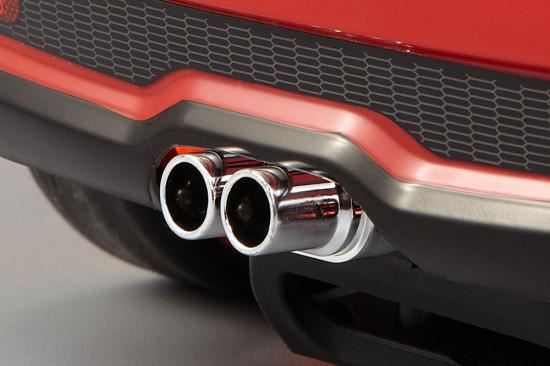 KILLERBODY CHROME DOUBLE EXHAUST PIPE W/O LED