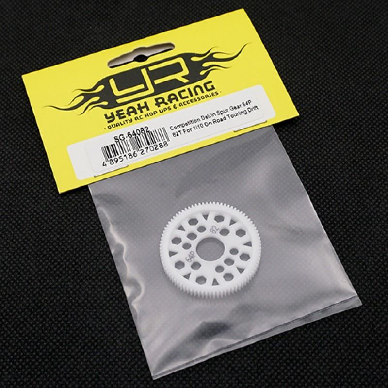 Yeah Racing Competition Delrin Spur Gear 64P 82T For 1/10 On Road Touring Drift