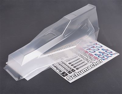 Schumacher Bodyshell + Decals + Window Mask - TOP CAT